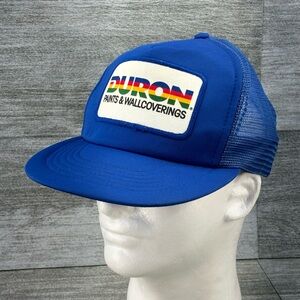 VTG Duron Paints & Wallcoverings Snapback Foam Mesh Trucker Hat KAP II Patch